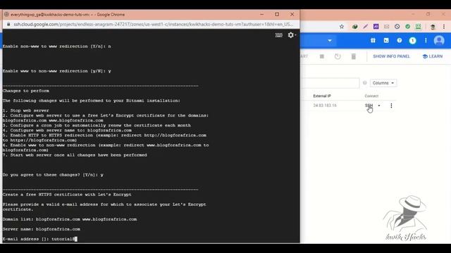 SETUP FREE SSL WITH AUTO RENEW FOR BITNAMI WORDPRESS ON GOOGLE CLOUD смотреть онлайн