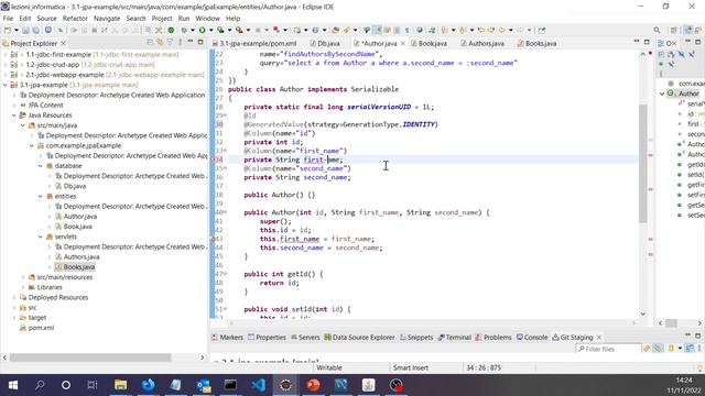 Java multi-tier app (Data Layer) | 3.1 JPA: teoria e primo esempio смотреть онлайн