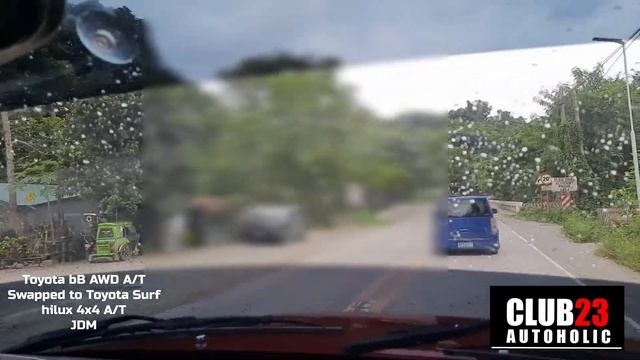 Toyota bB AWD A/T swapped to Toyota Surf Hilux 4x4 A/T смотреть онлайн