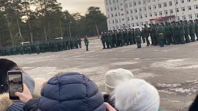 В/ч 30616-7 марш после присяги 21.12.2019 смотреть онлайн