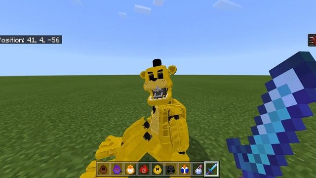 FNAF 1 Animatronics In Minecraft (Resource Pack By Dany Fox) смотреть онлайн
