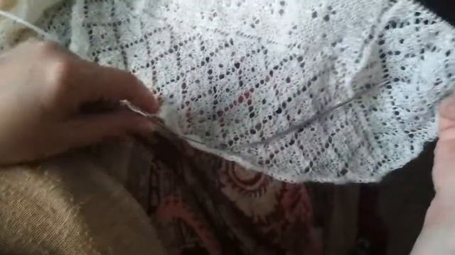 оренбургский пуховый платок как вязать смотреть онлайн