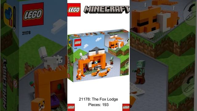 New LEGO Minecraft 2022 – 21178 – The Fox Lodge Revealed #shorts смотреть онлайн