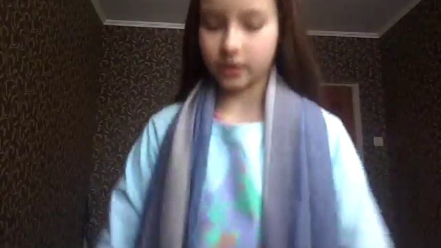 Как красиво завязать шарф /Мастер класс/ VIKA Apple смотреть онлайн