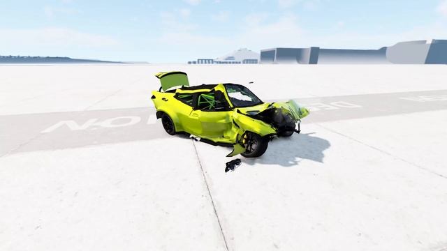 BMW M4 G82 - Crash Test BeamNG