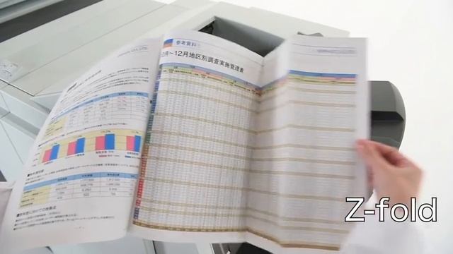 Booklet making , Punching , Folding ComColor GD ＜RISO＞ смотреть онлайн