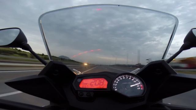 Yamaha XJ6-SA Diversion (2013) Top Speed / максимальная скорость