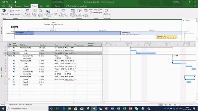 How to compare baseline with changed plan in tracking Gantt view in Microsoft Project? смотреть онлайн