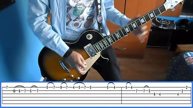 Guns N' Roses Back off bitch SOLOS LESSON with tabs смотреть онлайн