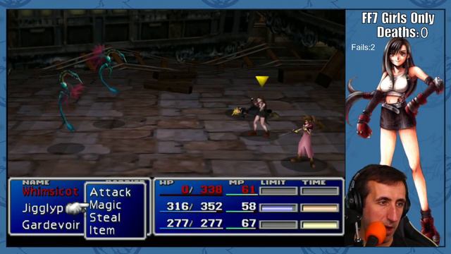 Beating Final Fantasy 7 with only the girls смотреть онлайн