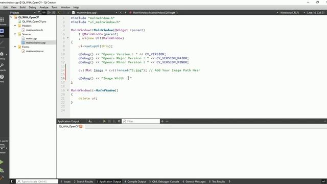 Qt With OpenCV | C++ | cv::imread() | Read Image And Load Image Data | Computer Vision смотреть онлайн