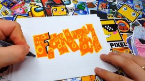 ГРАФФИТИ - FANTA  !!! КАК НАРИСОВАТЬ? !!! урок граффити graffiti logo