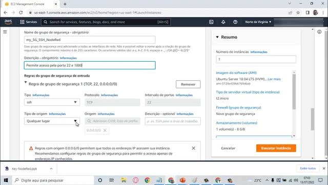 Como Instalar o Node-RED no Ubuntu na AWS EC2. Parte 1 смотреть онлайн