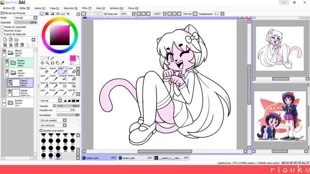 【SPEEDPAINT】Cassey Cute Kitty смотреть онлайн