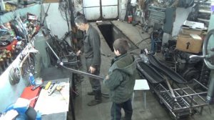 Самодельный снегоход 02 ,сборка часть №7 ,лыжи.