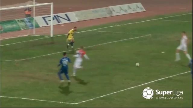 Автогол года в девятку из чемпионата Сербии смотреть онлайн