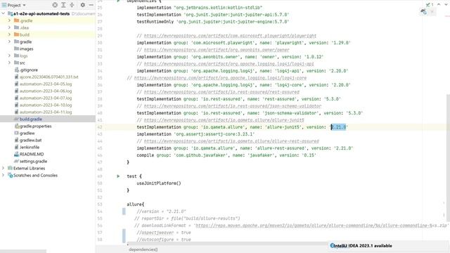 Junit5+RestAsured+Allure solucionando problema de generación de reporte смотреть онлайн