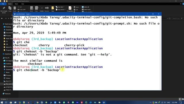 Backup projects using Git & GitHup (control branches Arabic ) смотреть онлайн