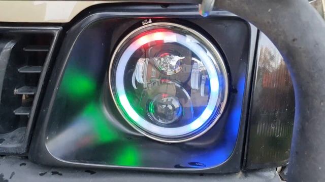 Halo Lights RGB how to install in Prado 90 смотреть онлайн