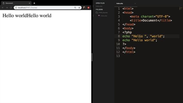 Using the print statement | PHP for beginners | Learn PHP | PHP Programming | Learn PHP in 2020 смотреть онлайн