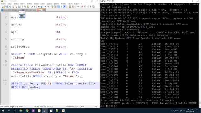 Hadoop 影音教學 Day4 : Hive 語法與基本概念介紹(下) смотреть онлайн