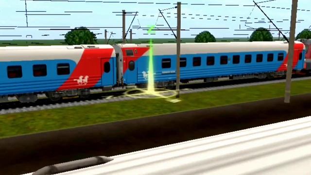 эп1м - ??? с скоростным поездом Улан Батор - Москва отправляется со станции. смотреть онлайн