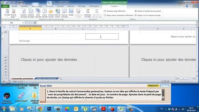 Examens MOS ُExcel 2010 Question 18 смотреть онлайн