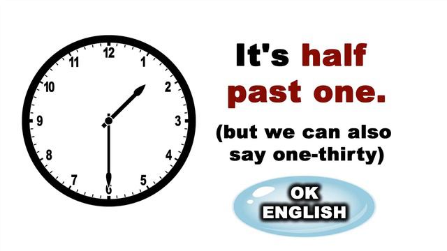 Telling the Time in English part 1 смотреть онлайн