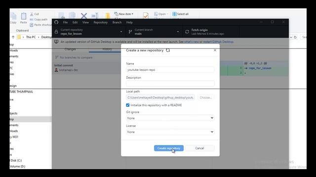 Upload existing project using GitHub Desktop смотреть онлайн