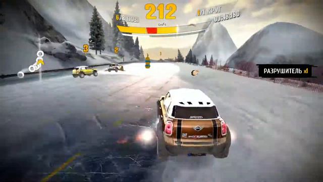 Asphalt Xtreme: Mini All4Racing X-Raid - Уровень 17 Горная деревня смотреть онлайн