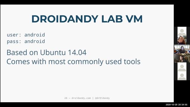 LLHS October 2020 - Hacking Android with Andy (session 1 of 3) смотреть онлайн
