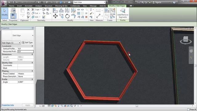 Revit. Инструмент Slab Edge для плинтусов и декора смотреть онлайн