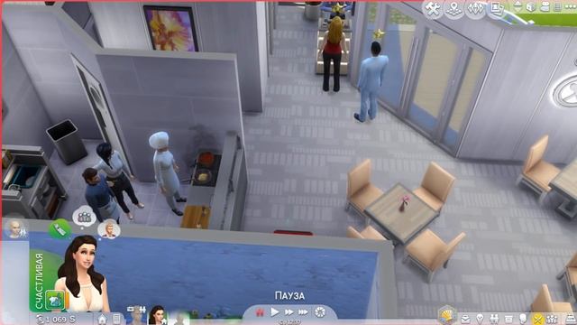 The Sims 4 В ресторане | Персонал сошел с ума! - #7 смотреть онлайн