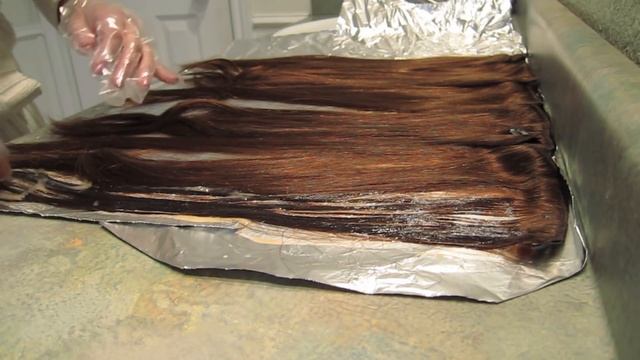 Как красить волосы на заколках смотреть онлайн