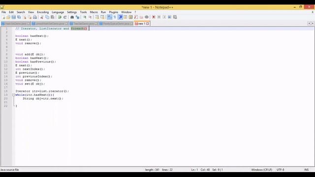 Iterator VS ListIterator in Java смотреть онлайн