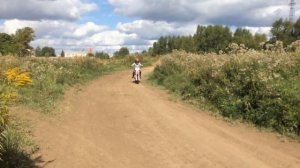 Мотокросс Детская мотошкола Первая тренировка на питбайке