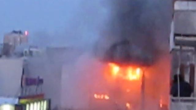 Пожар в уфе, 22.01.2011 смотреть онлайн