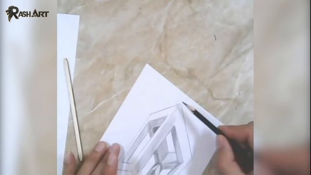 3D РИСОВАНИЕ КАРАНДАШОМ - КУБИК (RASHART) смотреть онлайн