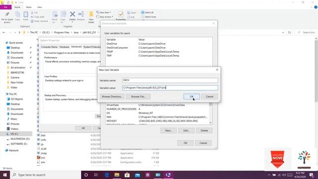 #Java #Androidstudio How to set the environment variable and Path of JAVA JDK in win-10/8/7? смотреть онлайн