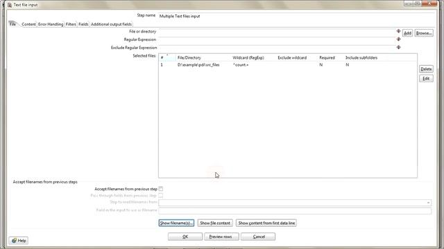 PENTAHO DATA INTEGRATION - Reading multiple text files (RegEx) смотреть онлайн