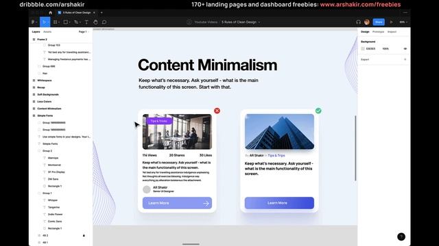 5 rules of UI design to make your design look cleaner and professional смотреть онлайн
