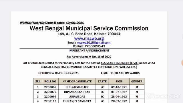PSC MVI FINAL RESULT OUT|19 CANDIDATES RECOMMENDED|KMC RESULTS OUT|ASST.GRADE II/SAE/AUDITOR|RESULT смотреть онлайн