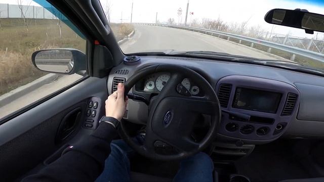 2001 Ford Escape (3.0AT) 203HP POV Test Drive смотреть онлайн