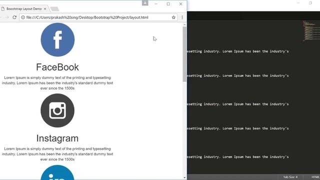 Column Offsetting in Bootstrap (Bootstrap Essential Training #9) смотреть онлайн