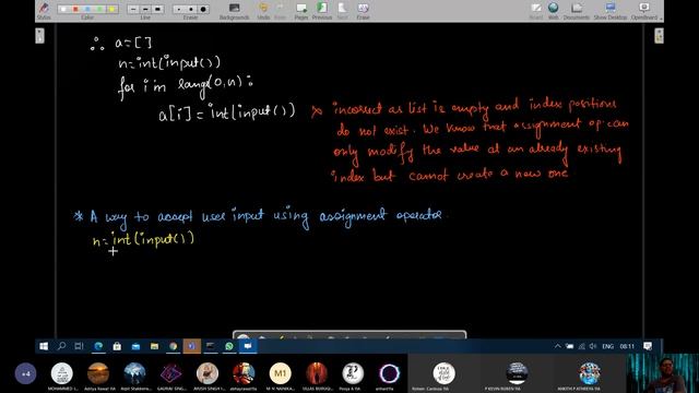 Class 55 - Assignment Operator in lists and mutable/immutable types смотреть онлайн