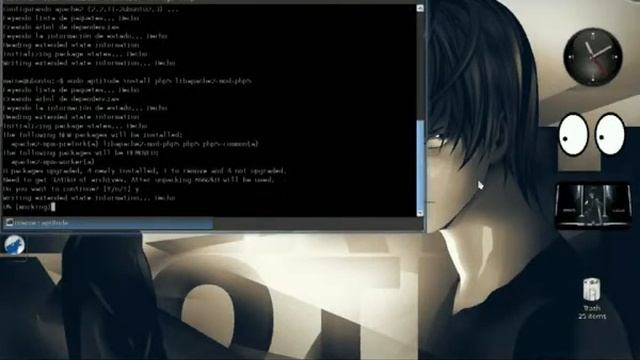 Instalacion Apache 2 y PHP 5 en Kubuntu 9.04 x64 смотреть онлайн