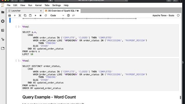 Data Engineering Spark SQL - Spark SQL Functions - Using CASE and WHEN смотреть онлайн