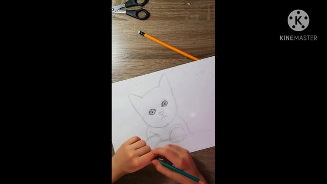 (Как нарисовать кошку???) / рисую кошечку простым карандашом!! ?❤️?. ? Love Drow смотреть онлайн
