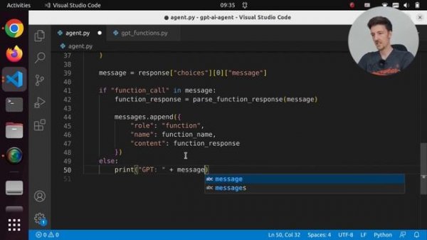 Autonomous AI Agent in Python from Scratch (ChatGPT Function Calling)