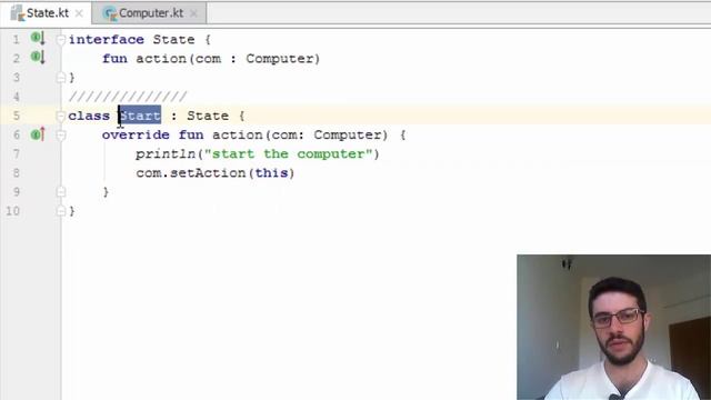 شرح مفصل لــ State Design Pattern مع مثال عملي ورسم class diagram смотреть онлайн